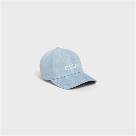 celine beannie|Celine denim hat.